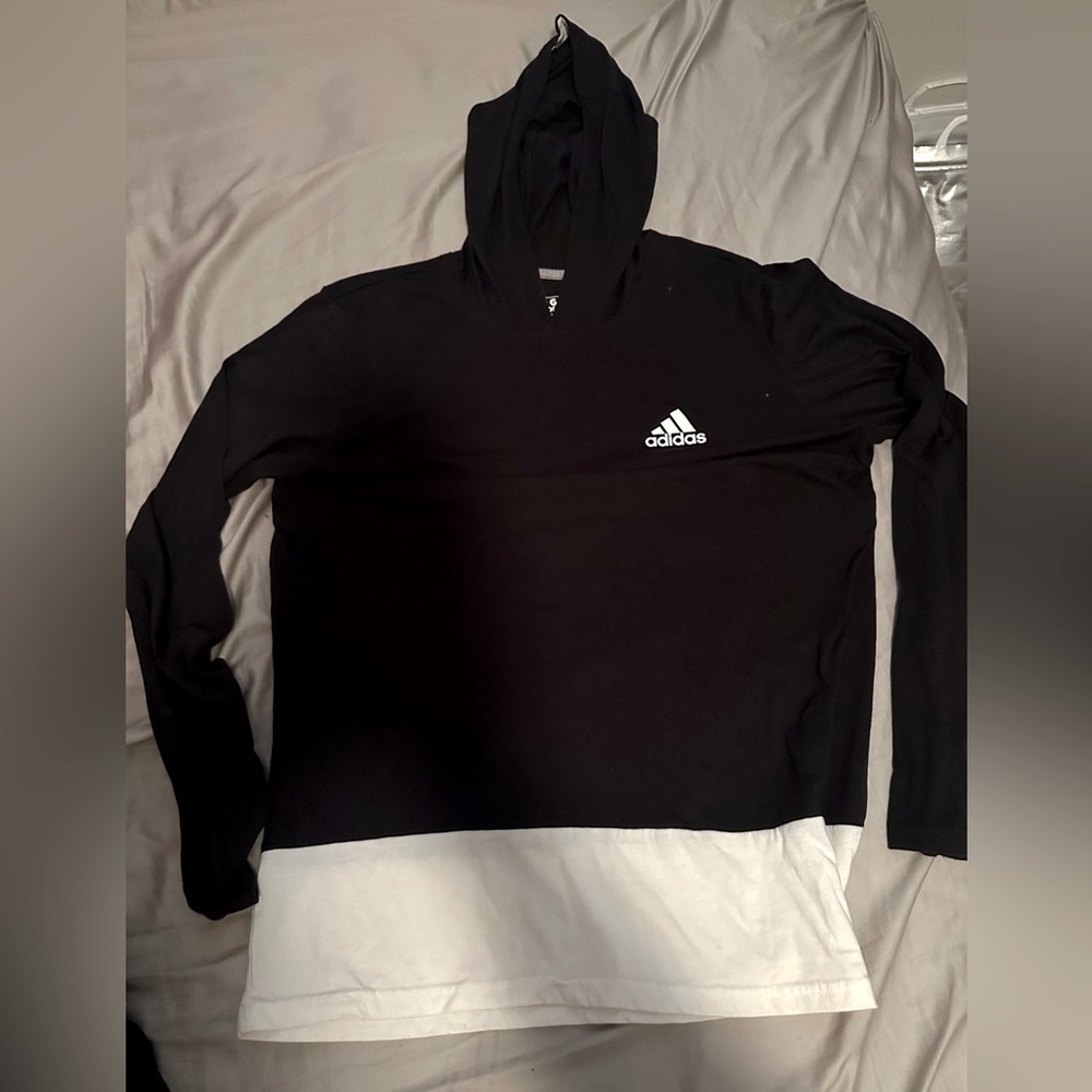 Adidas thin sweatshirt with hoodie